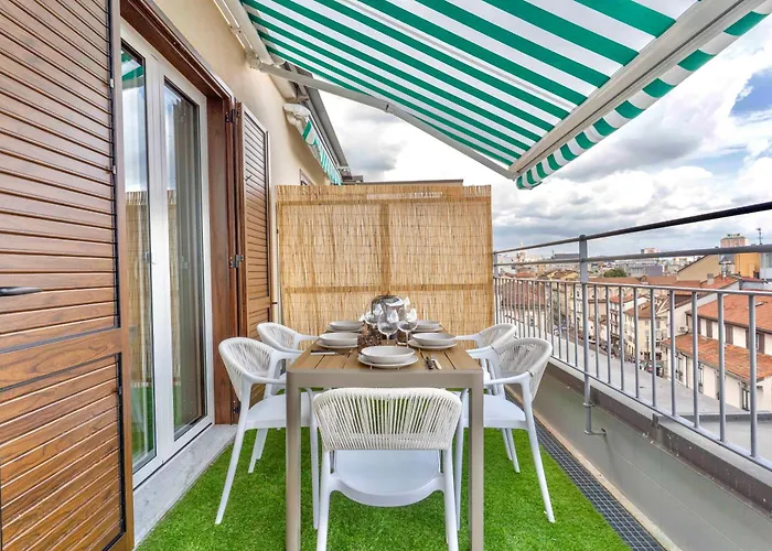 Exclusive Rooftop Vista Duomo Apartment